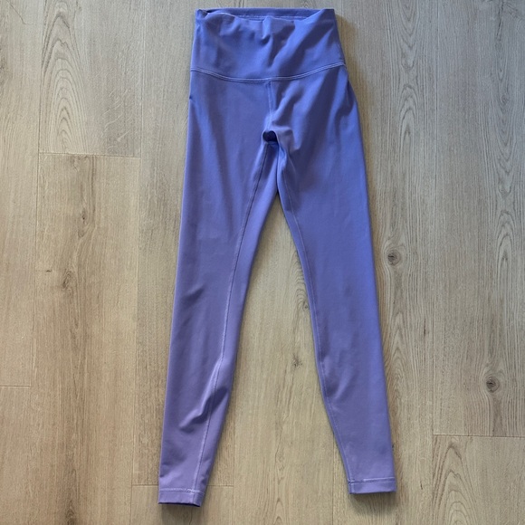Lululemon Athletica Wunder Train High Rise 25” Size 4 Dusty Lilac Leggings - Picture 2 of 9